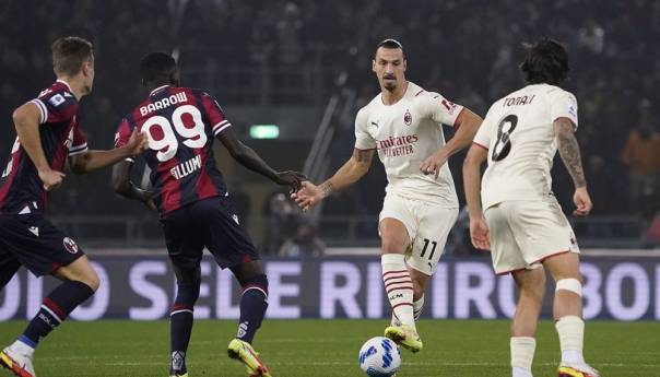 Milan uz dosta muke i dva igrača više savladao Bolognu