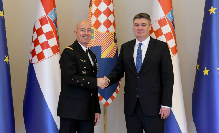 Milanović primio zapovjednika NATO-a ACT Philippea Lavignea
