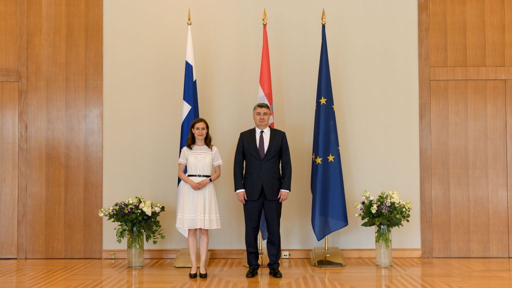Milanović s premijerkom Finske: Zašto je BiH uslov