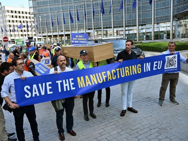 Milionima radnih mjesta prijeti nestanak: Metalna industrija u Briselu na nogama
