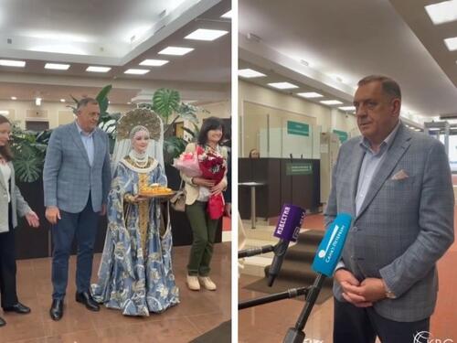 Dodik opet napustio BiH, stigao u Rusiju sa suprugom