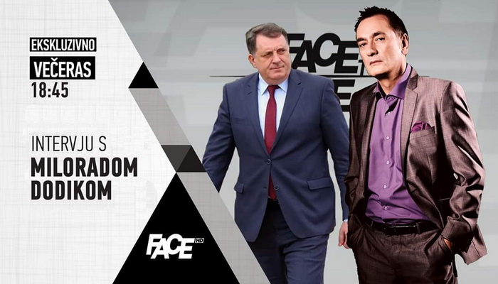 Milorad Dodik večeras gost Senada Hadžifejzovića