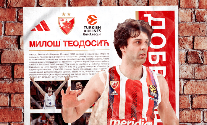 Miloš Teodosić je novi košarkaš Crvene zvezde