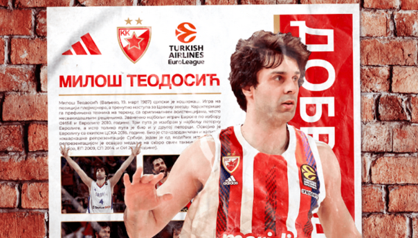 Miloš Teodosić je novi košarkaš Crvene zvezde