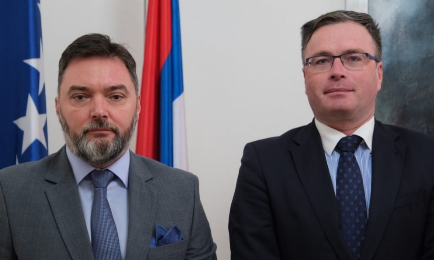 Ministar Košarac i ambasador Sedar: Zatražen sastanak u Vladi Slovenije o problematici izgradnje odlagališta na Trgovskoj gori