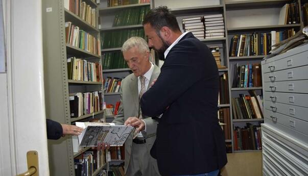 Ministar kulture i sporta KS Kenan Magoda posjetio NUB BiH