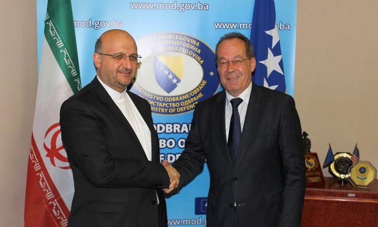Ministar Podžić primio ambasadora IR Iran Mahmouda Heidarija