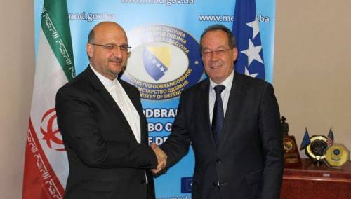 Ministar Podžić primio ambasadora IR Iran Mahmouda Heidarija