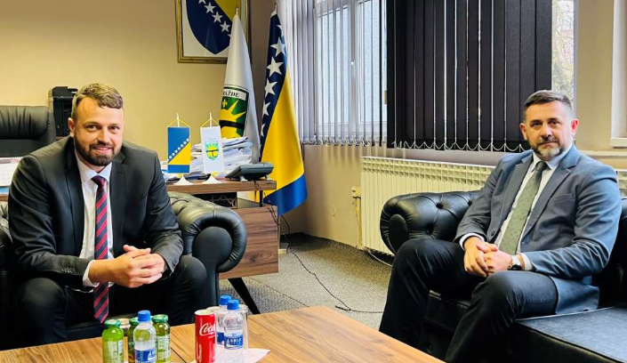 Ministar Ramić i gradonačelnik Imamović razgovarali o započetim projektima u Goraždu