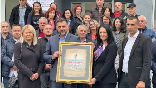 Ministar Ramić proglašen počasnim građaninom BPK Goražde