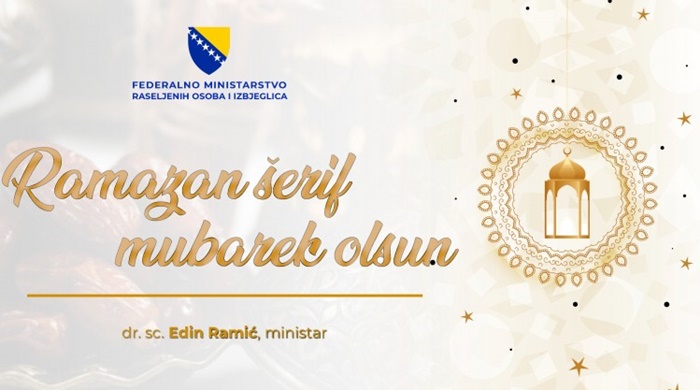 Ministar Ramić: Ramazan prilika da gledamo iz perspektive odgovornosti 
