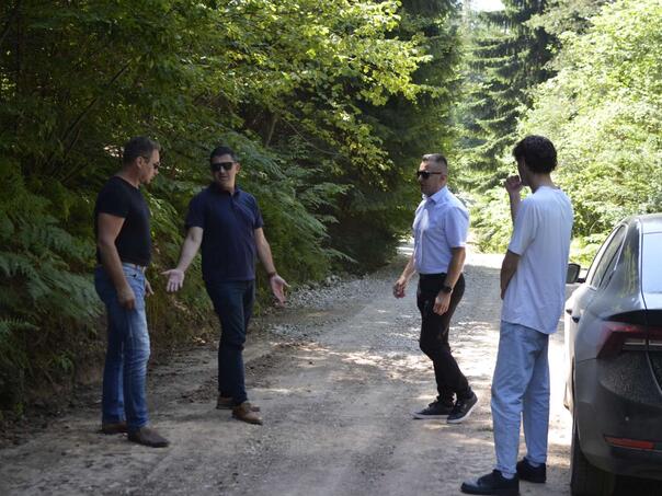 Ministar Šabani i saradnici obišli put za dovište Lastavica