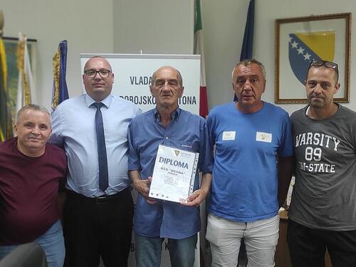 Ministar Sirovica poželio sreću i uspjeh ekipi KSO Bosna Zenica u Premijer ligi BiH