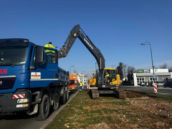Ministar Šteta: Mašine na gradilištu tramvajske pruge do Hrasnice