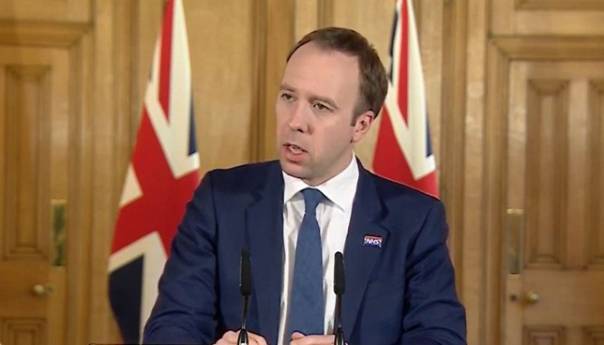 Ministar zdravstva V. Britanije: Vrhunac epidemije za nekoliko sedmica