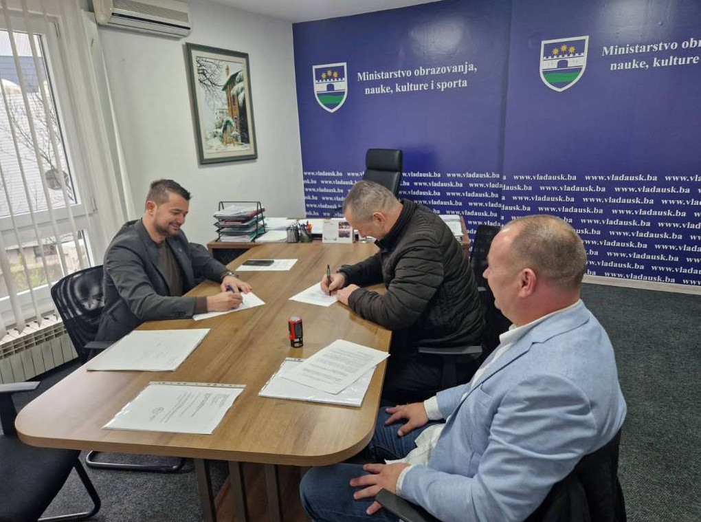 Ministarstvo obrazovanja i Sportski savez USK potpisali ugovor o grantu za razvoj sporta