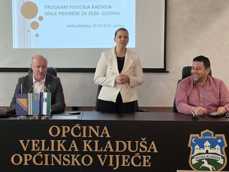 Ministarstvo privrede USK u Velikoj Kladuši predstavilo programe poticaja za 2026.