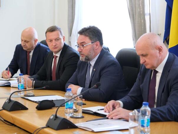 Ministri Košarac, Đokić i Lakić na sastanku s direktorom Sekretarijata Energetske zajednice