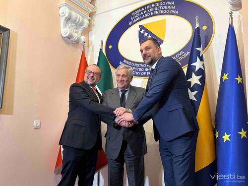 Ministri vanjskih poslova Italije i Austrije počeli posjetu BiH
