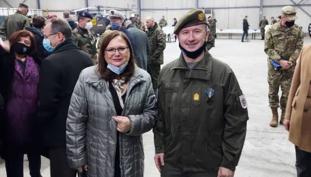 Ministrica Ankica Gudeljević na svečanosti u EUFOR-u