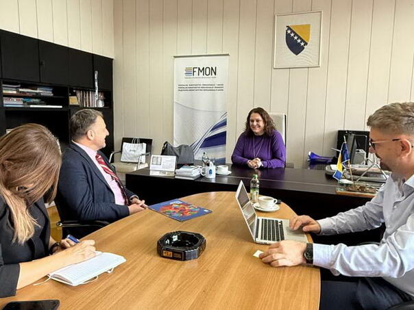 Ministrica Duraković i rezidentni predstavnik UNDP-a razgovarali o budućim projektima