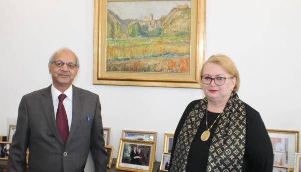 Ministrica Turković primila ambasadora Pakistana u BiH Khalida Raoa