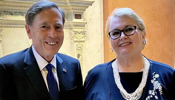 Ministrica Turković s bivšim direktorom CIA-e Davidom Petraeusom