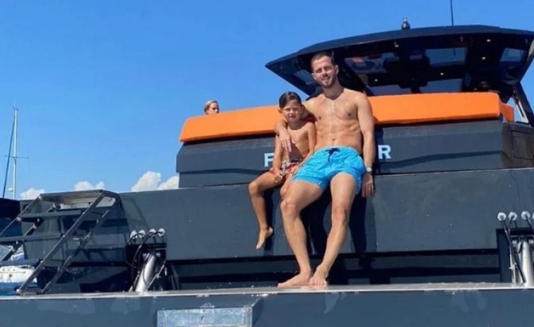Miralem Pjanić sa sinom Edinom odmara na Bahamima
