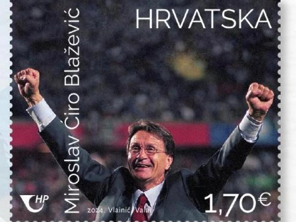 Miroslav Ćiro Blažević dobija svoju poštansku marku u Hrvatskoj