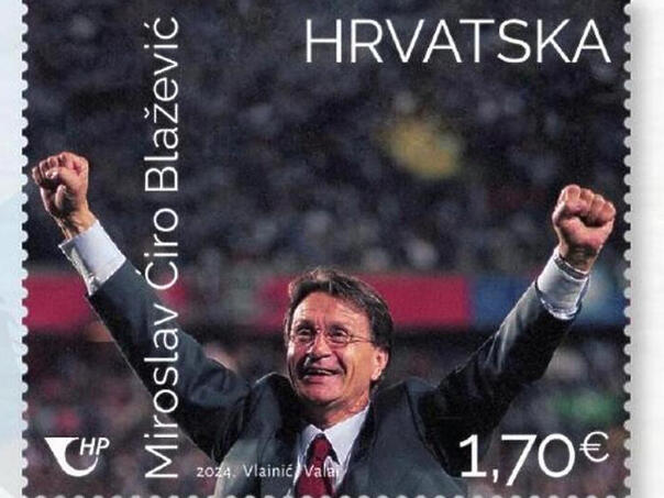 Miroslav Ćiro Blažević dobija svoju poštansku marku u Hrvatskoj