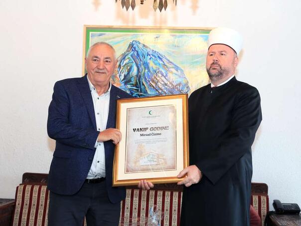 Mirsad Čizmo "Vakif godine" Muftiluka zeničkog za 2024.