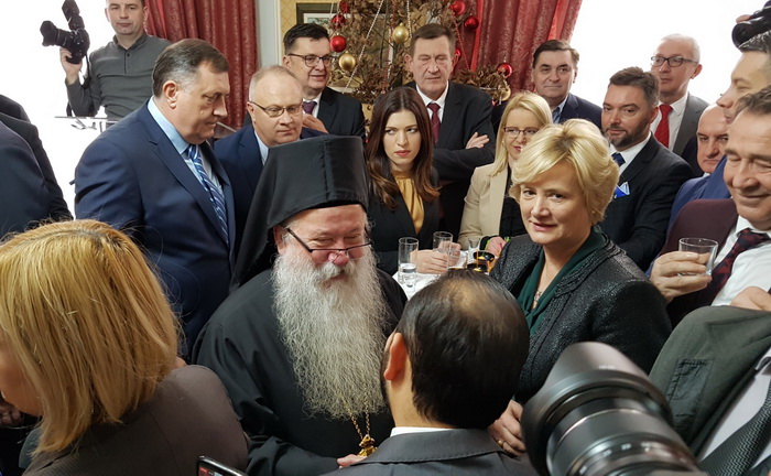 Mitropolit Hrizostom upriličio Božićni prijem u Sarajevu