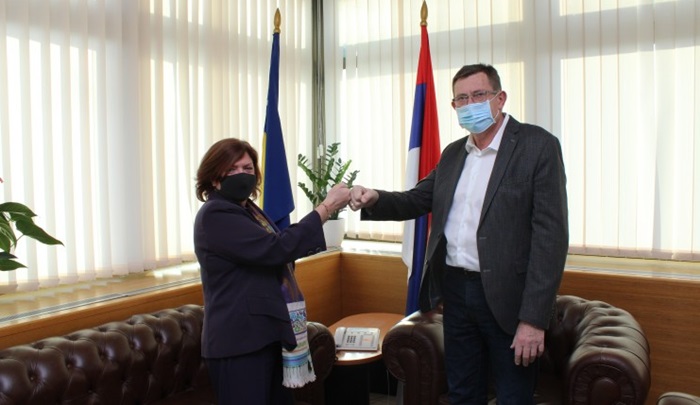 Mitrović primio u nastupnu posjetu ambasadoricu Francuske u BiH