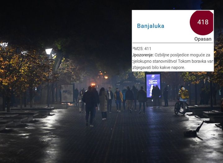 Mjerenja pokazuju: Banjaluka bilježi najzagađeniji zrak u BiH