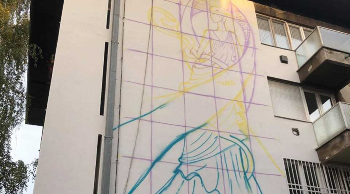 Mjesec borbe protiv karcinoma dojke - Mural 'Izlječenje' u misiji zdravlja žena