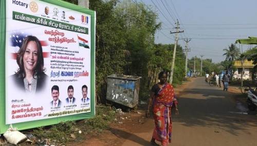 Mještani u selu u Indiji mole se za pobjedu Kamale Harris