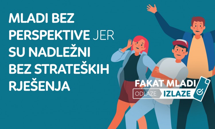 Mladi bez perspektive jer su nadležni bez strateških rješenja