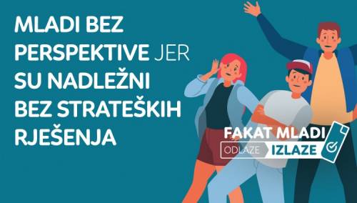 Mladi bez perspektive jer su nadležni bez strateških rješenja