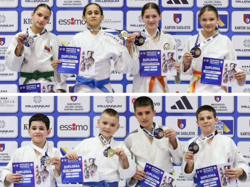 Mladi džudisti potvrdili kvalitet, četiri zlata za BiH