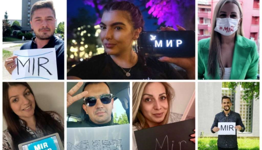 Mladi iz 14 političkih stranaka ujedinjeni poslali simboličnu poruku svijetu za mir