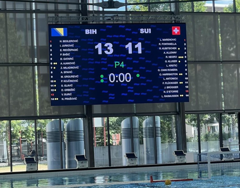 Mladi vaterpolisti BiH pobijedili Švicarsku