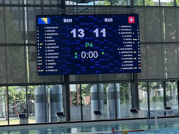 Mladi vaterpolisti BiH pobijedili Švicarsku