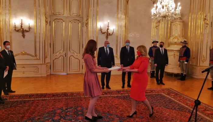 Mlinarević predala vjerodajnice predsjednici Slovačke Republike Čaputovoj