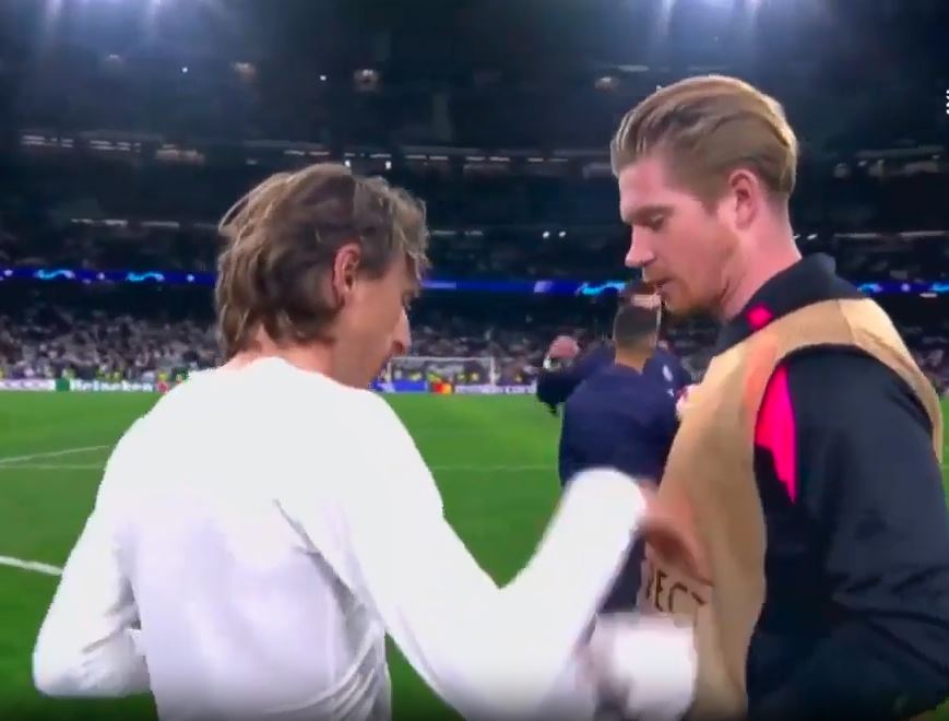 Modrić poslije utakmice uljepšao noć De Bruyneu