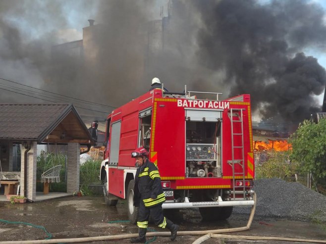 Modriča: Požar uspješno lokalizovan