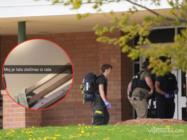 'Moj je tata zločinac iz rata': Napadač na školu prije horora citirao srpsku pjesmu