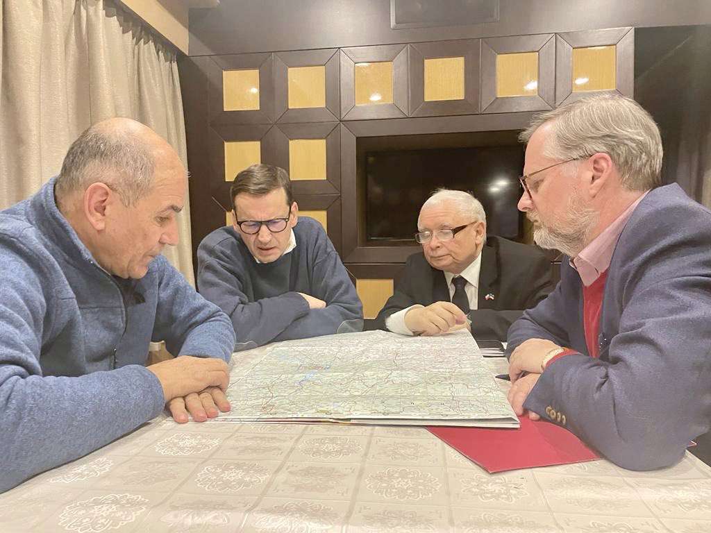 Morawiecki, Fiala i Janša doputovali u Kijev