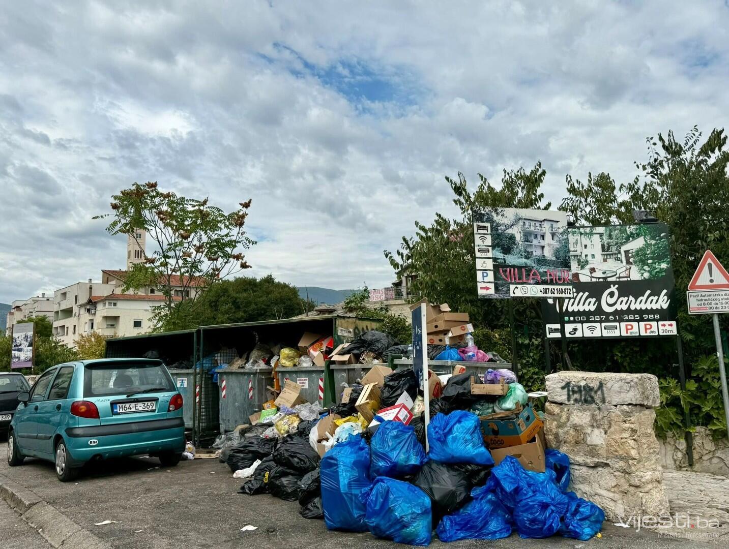 Mostar: Danas vanredna sjednica Gradskog vijeća o problemu otpada