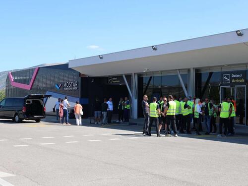 Mostar dočekao prvi charter let iz Bugarske: 180 putnika stiglo u Hercegovinu