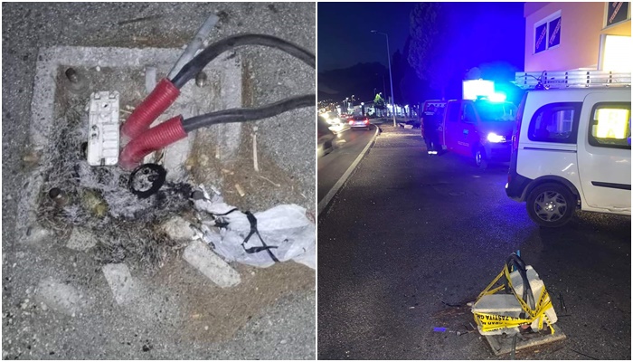 Mostar: Na javnoj površini ostavili kablove pod naponom bez izolacije